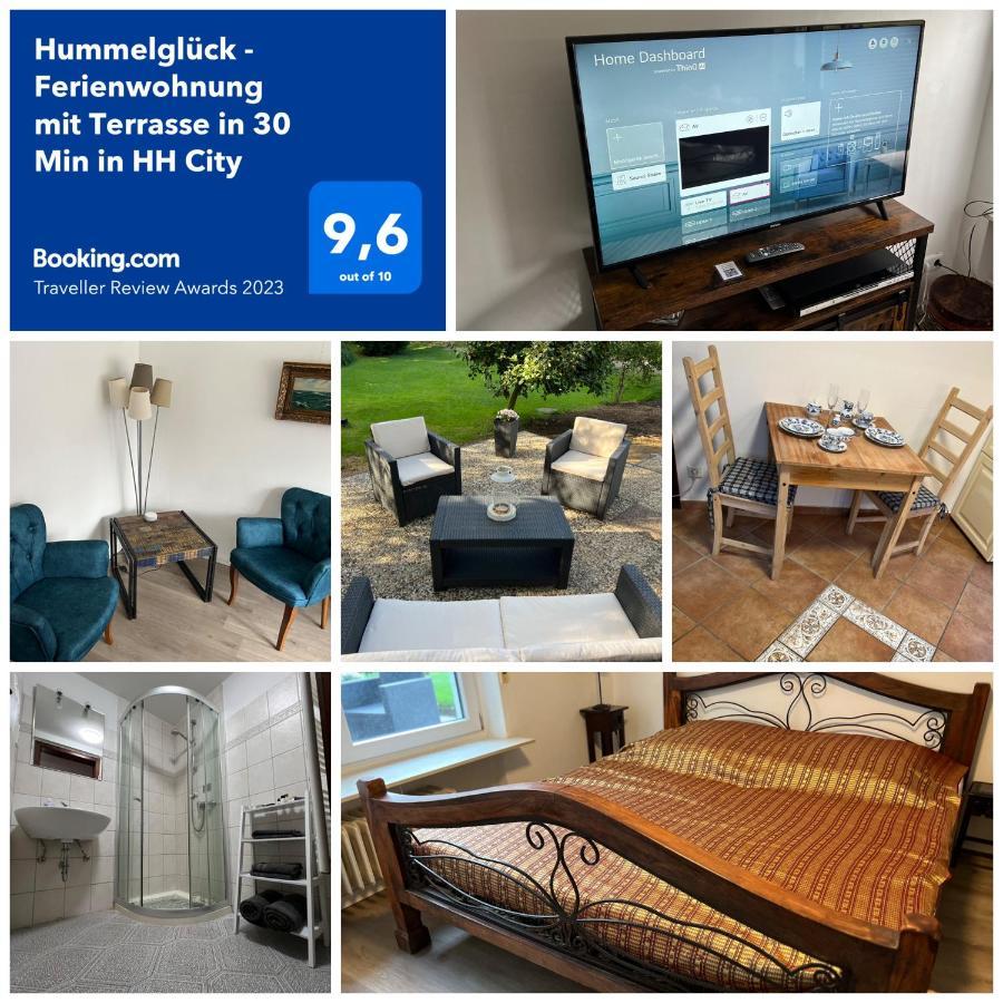 Hummelglueck - Ferienwohnung Mit Terrasse In 30 Min In Hh City Bendestorf Buitenkant foto